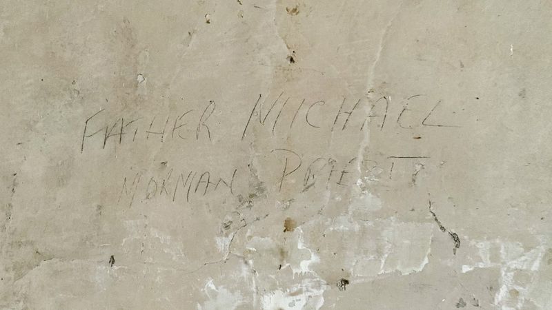 Father Michael Moorman inscription