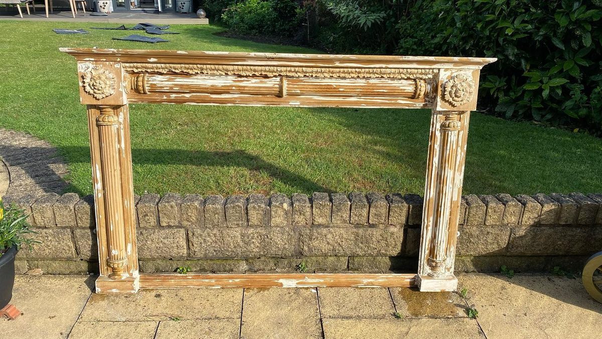 The 1860s mantel mirror, stripped back (1/2)